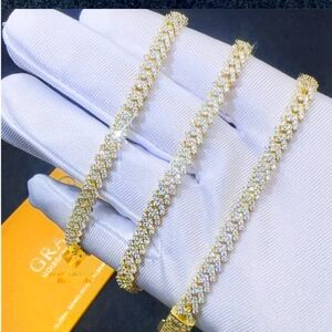 Men's 925 Moissionate Chain